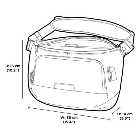 NWT Alpaka Bravo Sling Max V2 Travel Laptop Bag Black | X-Pac VX21 - Picture 5 of 7